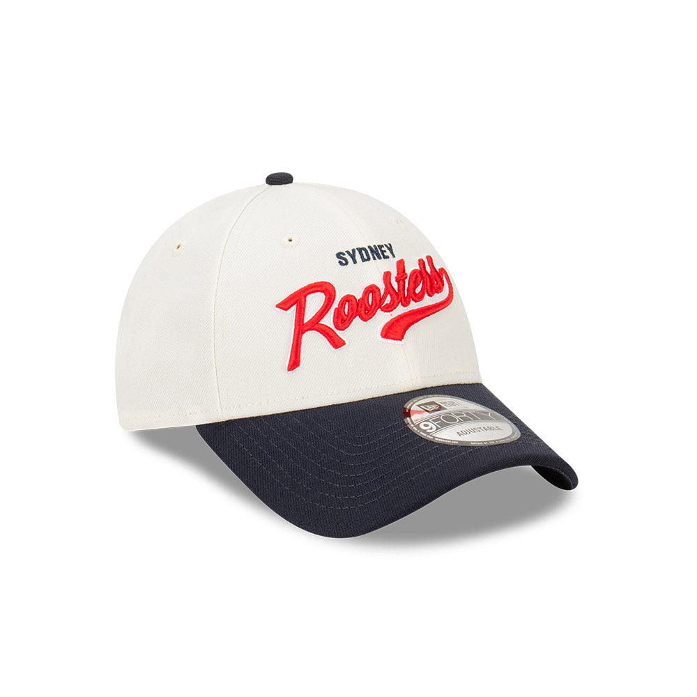 Sydney Roosters 2024 New Era NRL 940 2 Tone Script Snapback Cap