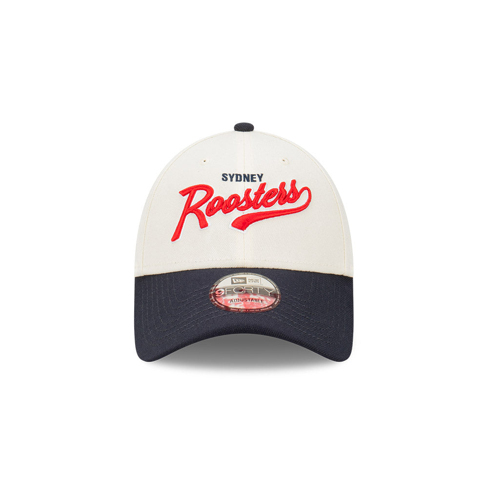 Sydney Roosters 2024 New Era NRL 940 2 Tone Script Snapback Cap