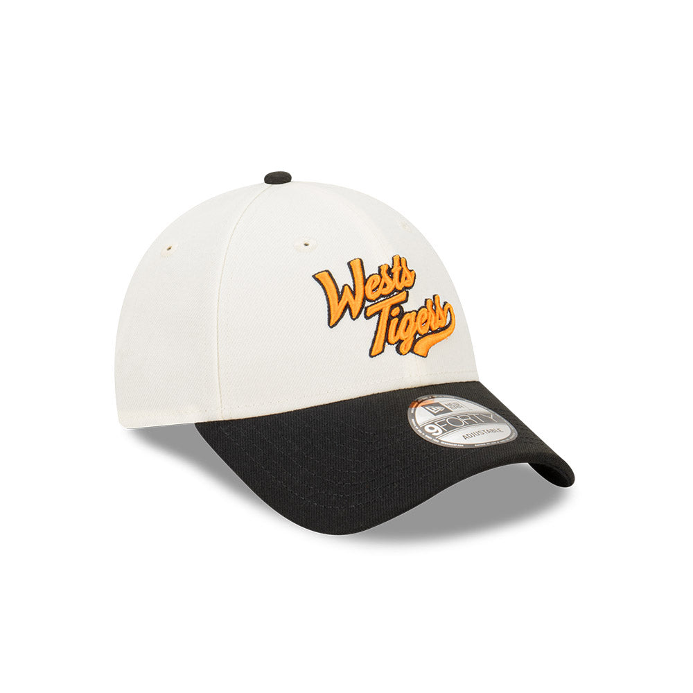 Wests Tigers 2024 New Era NRL 940 2 Tone Script Snapback Cap