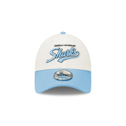 Cronulla-Sutherland Sharks 2024 New Era NRL 940 2 Tone Script Snapback Cap