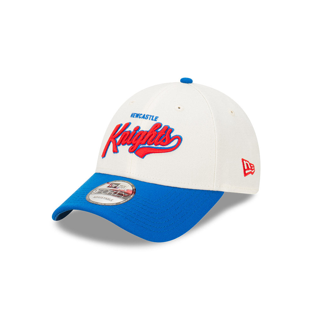 Newcastle Knights 2024 New Era NRL 940 2 Tone Script Snapback Cap