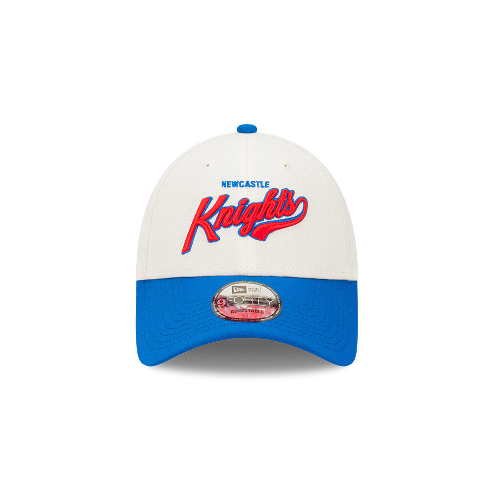 Newcastle Knights 2024 New Era NRL 940 2 Tone Script Snapback Cap