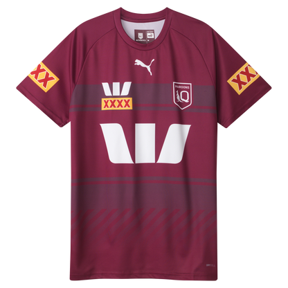 QLD Maroons 2025 Mens Training Tee