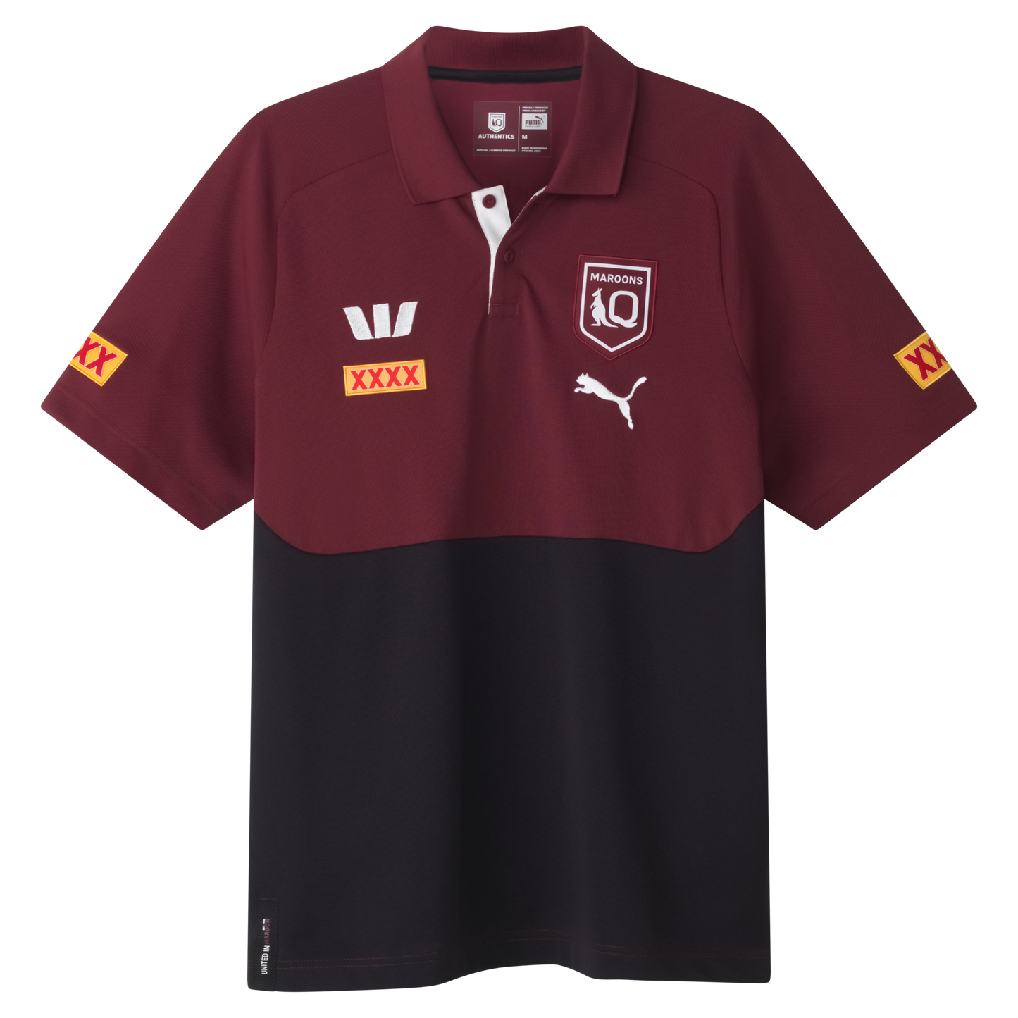 QLD Maroons 2025 Mens Team Polo