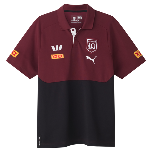 QLD Maroons 2025 Mens Team Polo