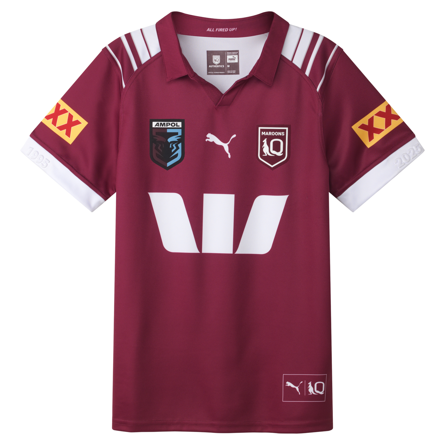 QLD Maroons 2025 Mens Replica Home Jersey