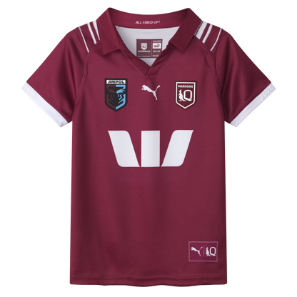 QLD Maroons 2025 Youth Replica Home Jersey