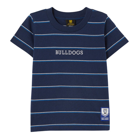 Canterbury-Bankstown Bulldogs Kids Club Stripe Tee