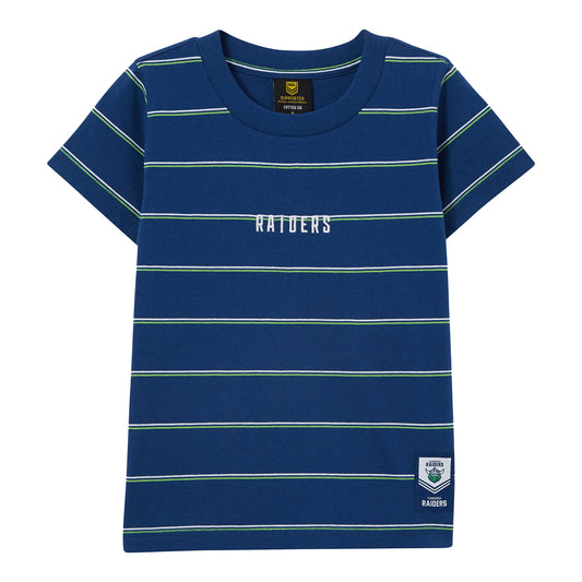 Canberra Raiders Kids Club Stripe Tee