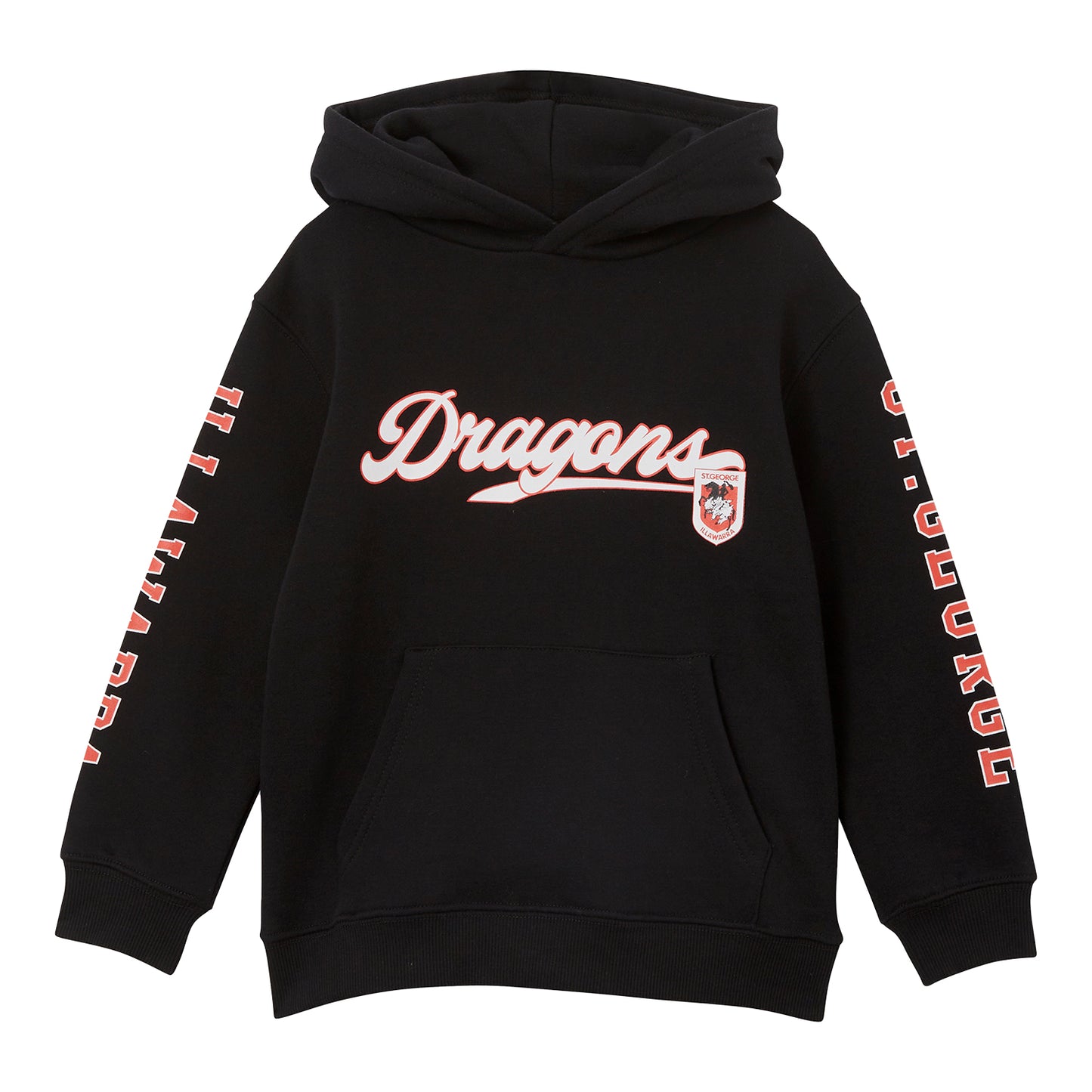 St. George Illawarra Dragons Kids Sleeve Print Hoodie