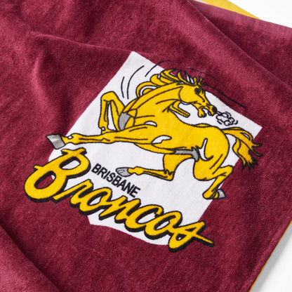 Brisbane Broncos Retro Beach Towel - View 2