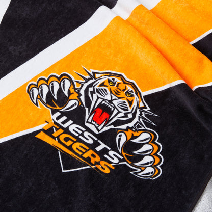 Wests Tigers Retro Beach Towel - View 2