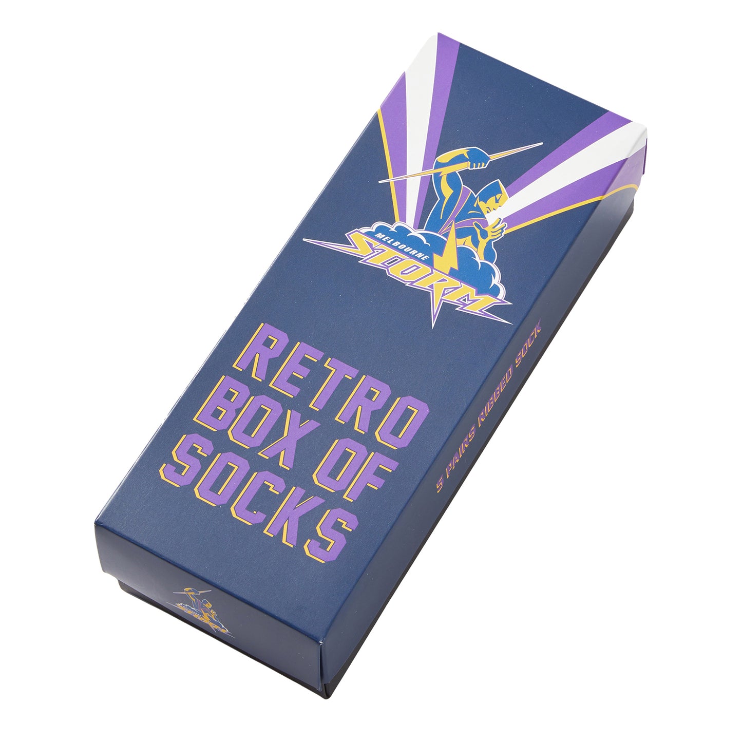 Melbourne Storm Mens Retro Box Of Socks