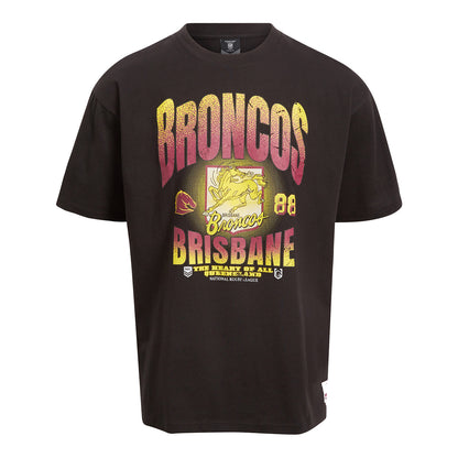 Brisbane Broncos Mens Box Fit Graphic Tee