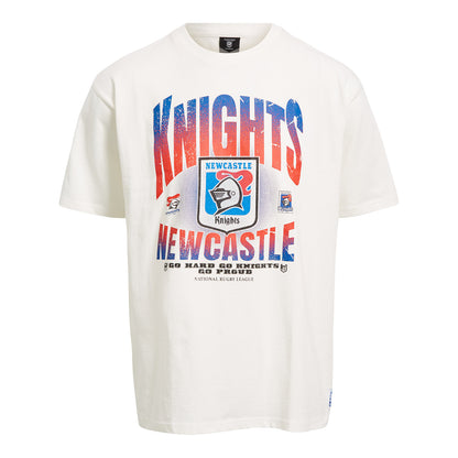 Newcastle Knights Mens Box Fit Graphic Tee