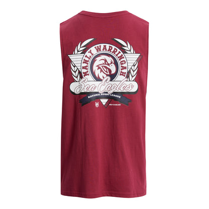 Manly-Warringah Sea Eagles Mens Muscle Tank - View 1