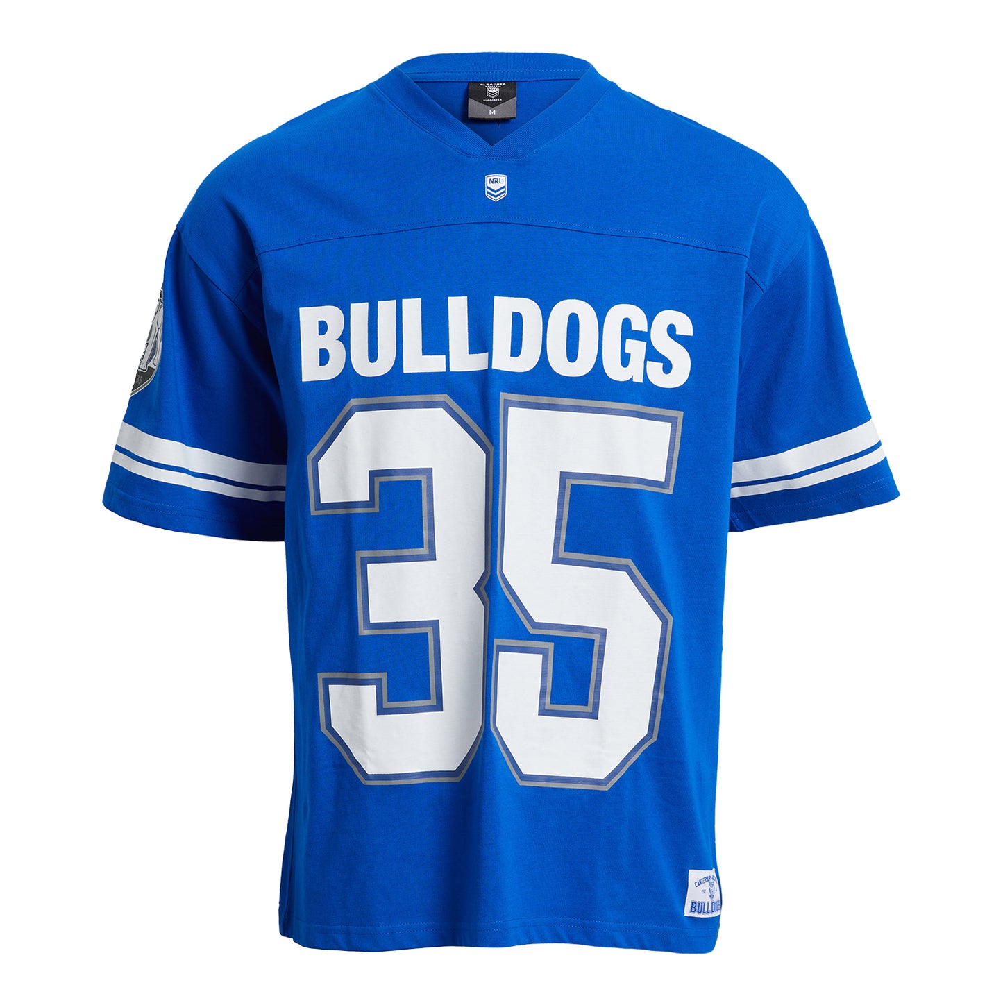 Canterbury-Bankstown Bulldogs Mens Oversized Gridiron T-Shirt