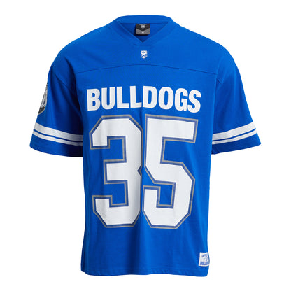 Canterbury-Bankstown Bulldogs Mens Oversized Gridiron T-Shirt