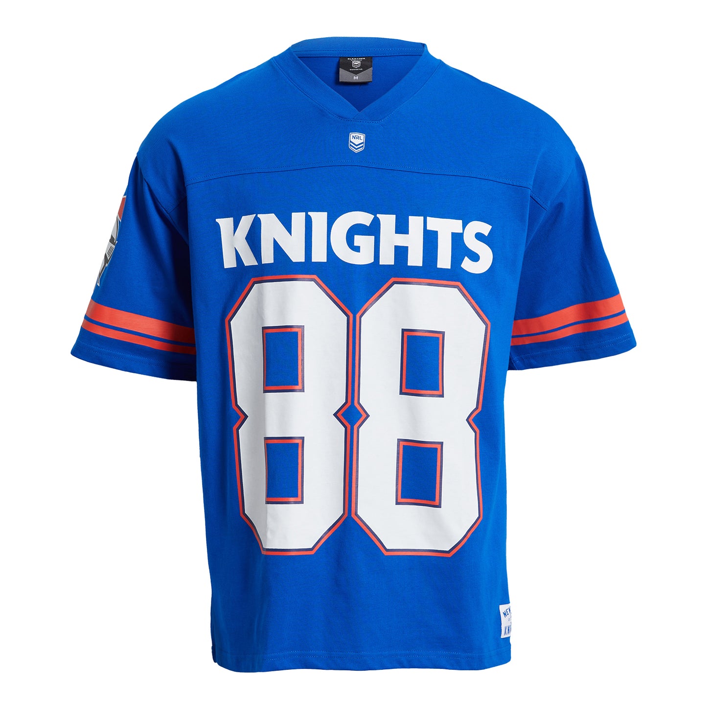 Newcastle Knights Mens Oversized Gridiron T-Shirt