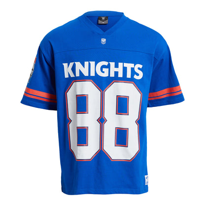 Newcastle Knights Mens Oversized Gridiron T-Shirt