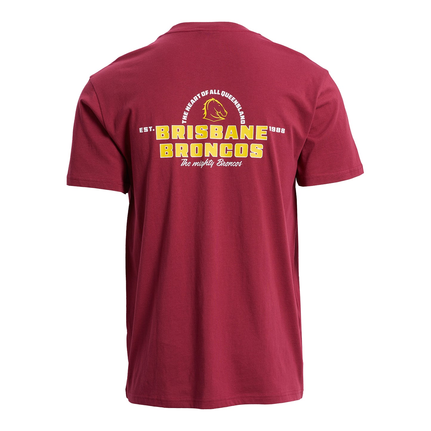 Brisbane Broncos Mens Dual Print T-Shirt