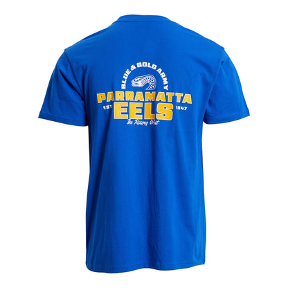 Parramatta Eels Mens Dual Print T-Shirt - View 1