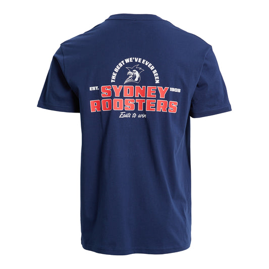 Sydney Roosters Mens Dual Print T-Shirt