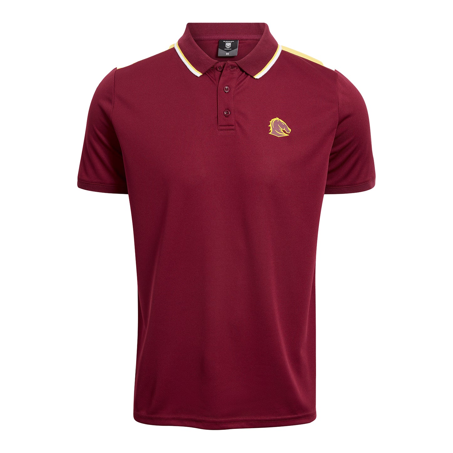 Brisbane Broncos Mens Tech Polo T-Shirt