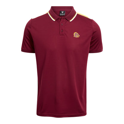 Brisbane Broncos Mens Tech Polo T-Shirt - View 1