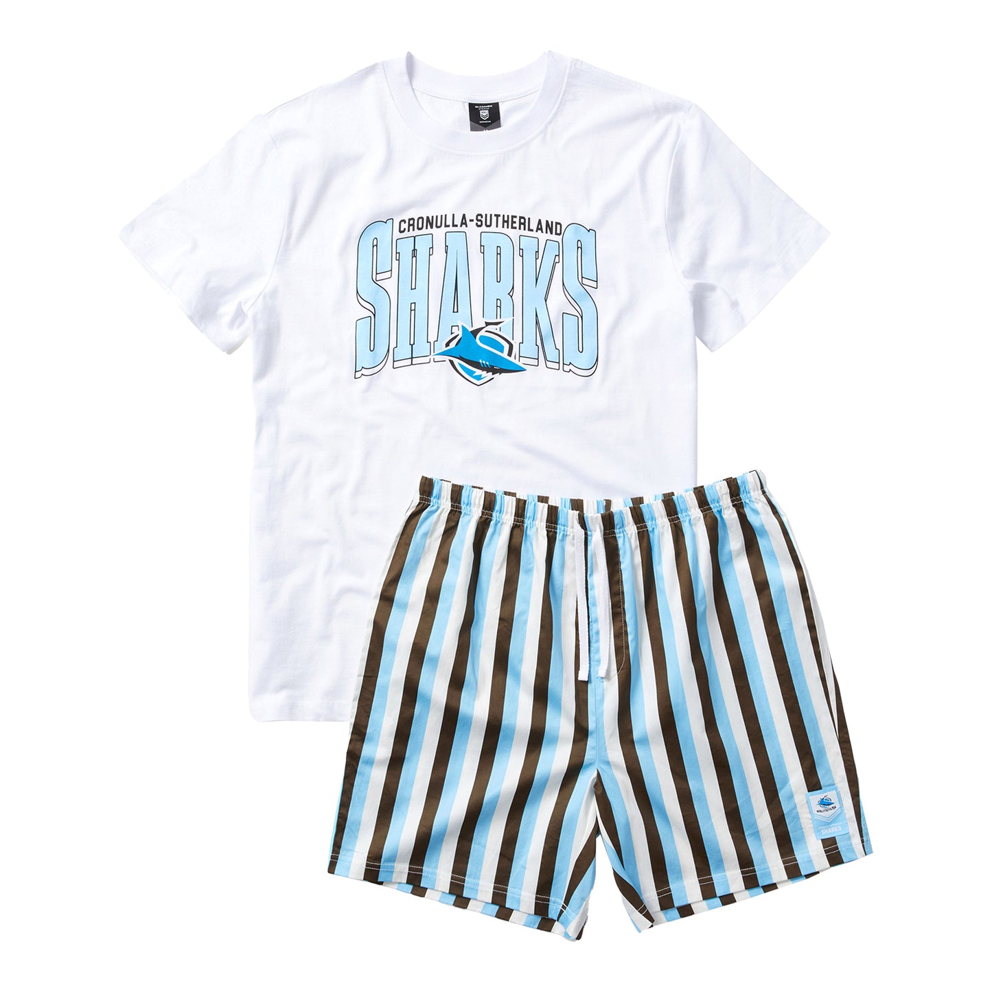 Sharks Youth T-Shirt And Short Pj Set