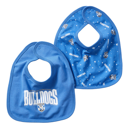 Canterbury-Bankstown Bulldogs Toddler Everyday 2 Pack Bib