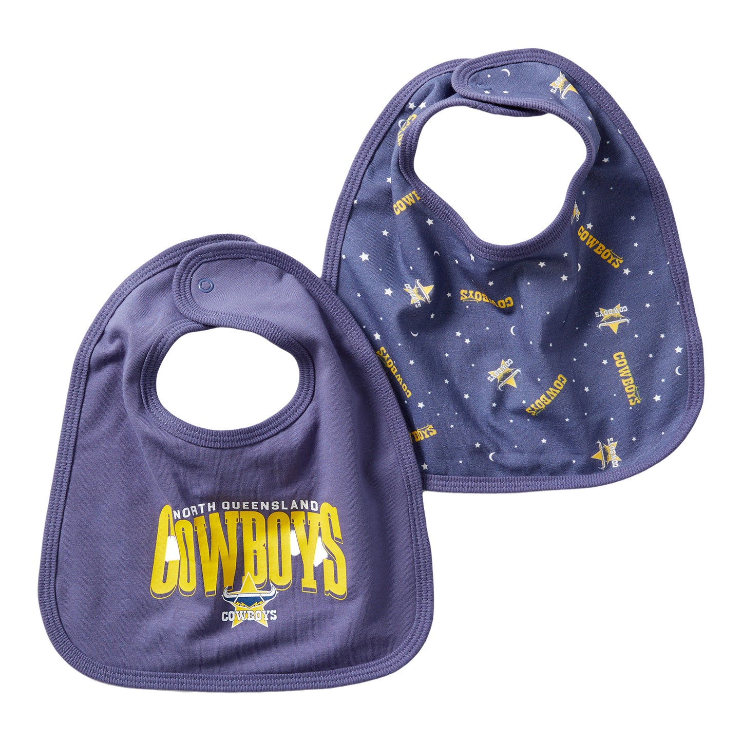 North Queensland Cowboys Toddler Everyday 2 Pack Bib