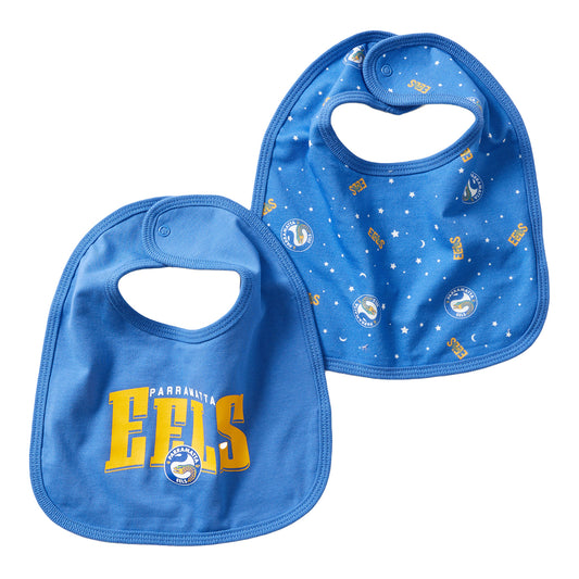 Parramatta Eels Toddler Everyday 2 Pack Bib