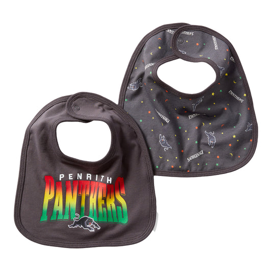 Penrith Panthers Toddler Everyday 2 Pack Bib