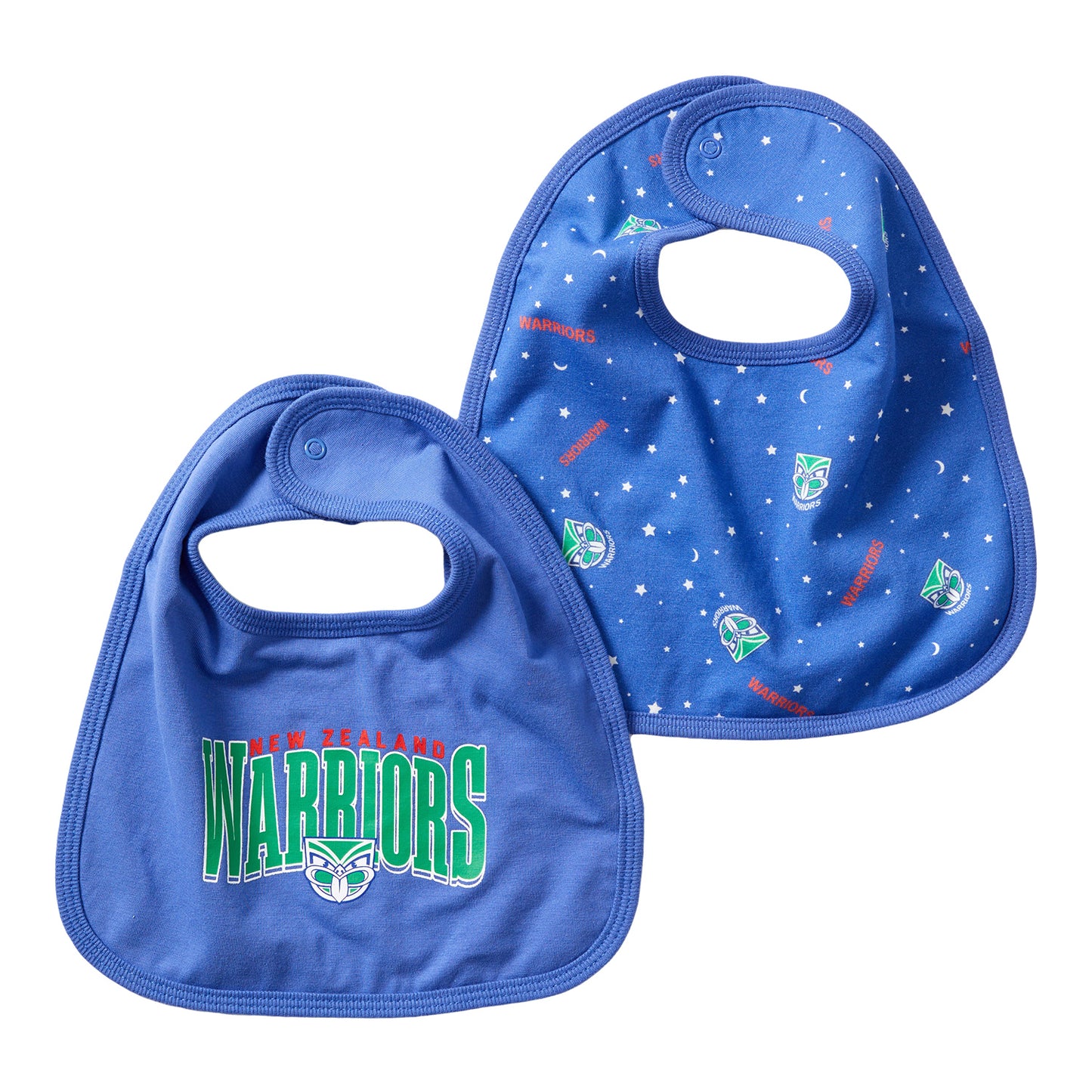 New Zealand Warriors Toddler Everyday 2 Pack Bib