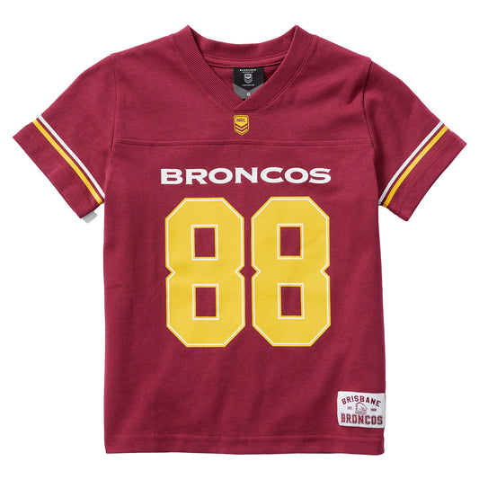 Brisbane Broncos Youth Gridiron T-Shirt