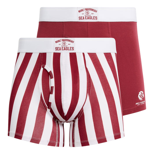 Manly-Warringah Sea Eagles Mens Underwear 2 Pack