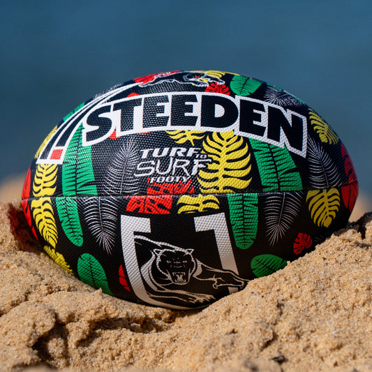 Penrith Panthers Turf To Surf Beach Footy Ball - Size 3