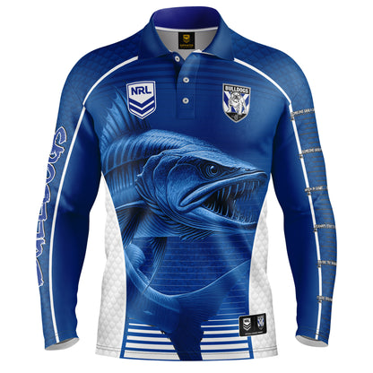 Canterbury-Bankstown Bulldogs Mens Barracuda Fishing Shirt