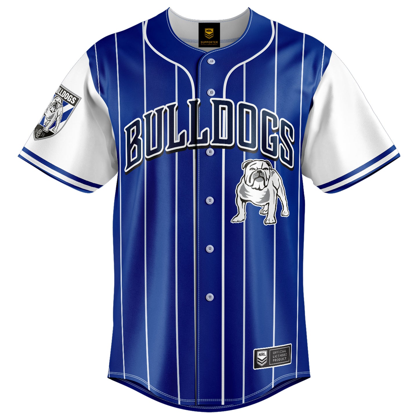 Canterbury-Bankstown Bulldogs Adults Slugger Baseball Shirt