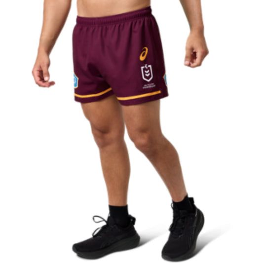 Brisbane Broncos 2025 Mens Replica Home Shorts