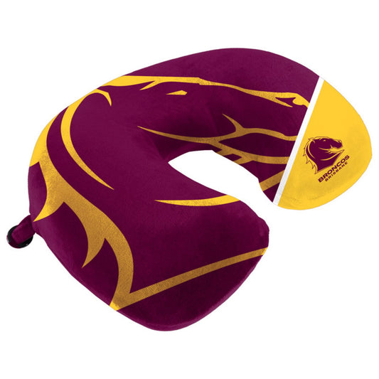 Brisbane Broncos Travel Pillow