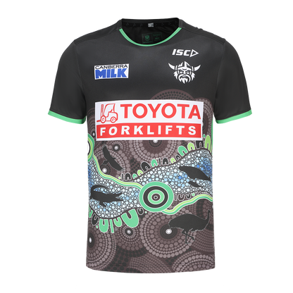 Canberra Raiders 2024 Mens Indigenous Run Out Tee