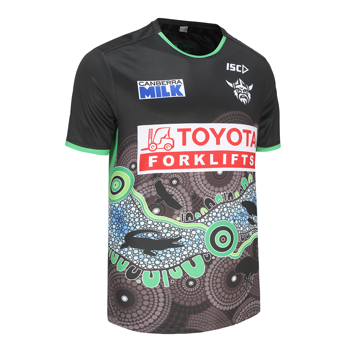 Canberra Raiders 2024 Mens Indigenous Run Out Tee