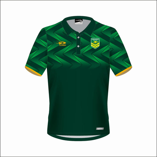 Australian Kangaroos 2024 Mens Media Polo