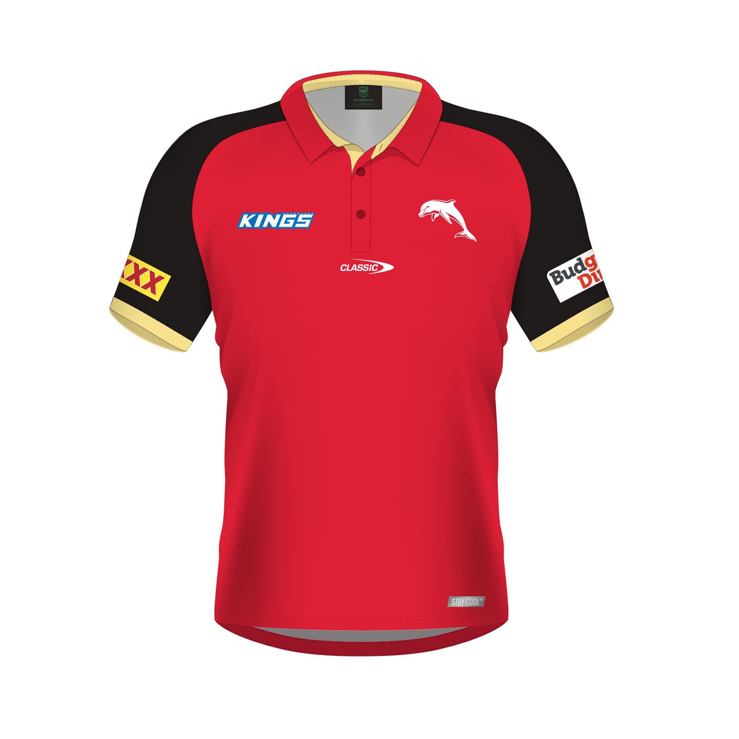 Dolphins 2025 Mens Media Polo