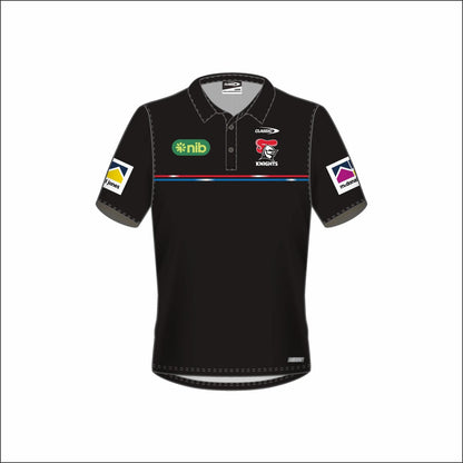 Newcastle Knights 2025 Mens Media Polo