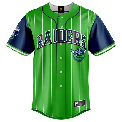 Canberra Raiders Adults Slugger Baseball Shirt