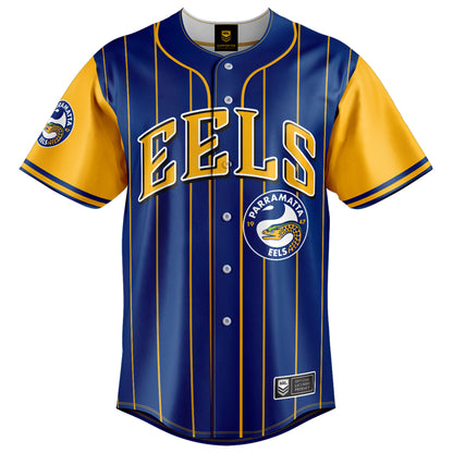 Parramatta Eels Adults Slugger Baseball Shirt