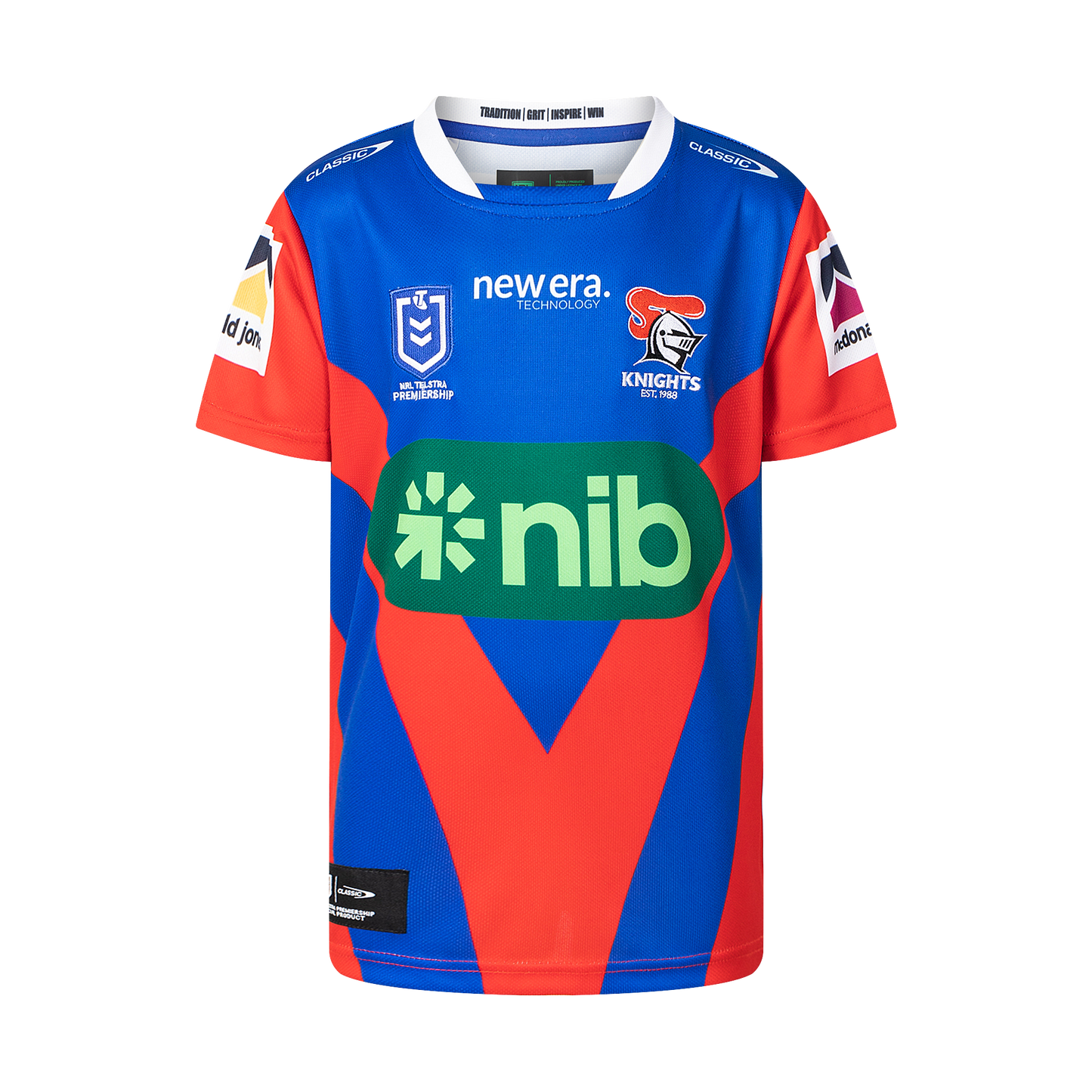 Newcastle Knights 2025 Youth Home Jersey